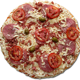Pizza de Muçarela c/ Calabresa & Lombo
